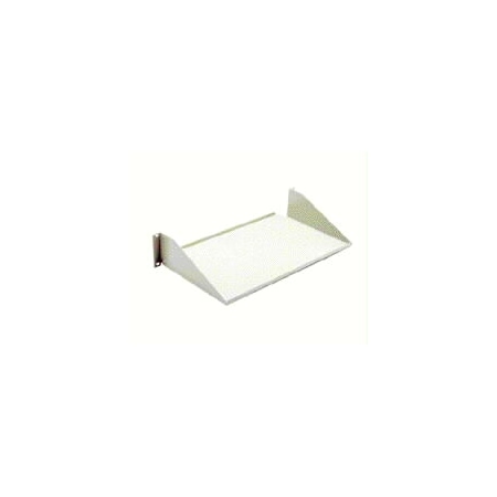 Chatsworth Products Cpi STANDARD SNGL-SIDED SHELF, 5.19"HX23"WX15"D, SOLID ALUM, 50LB CAP, GRAY 40075-100